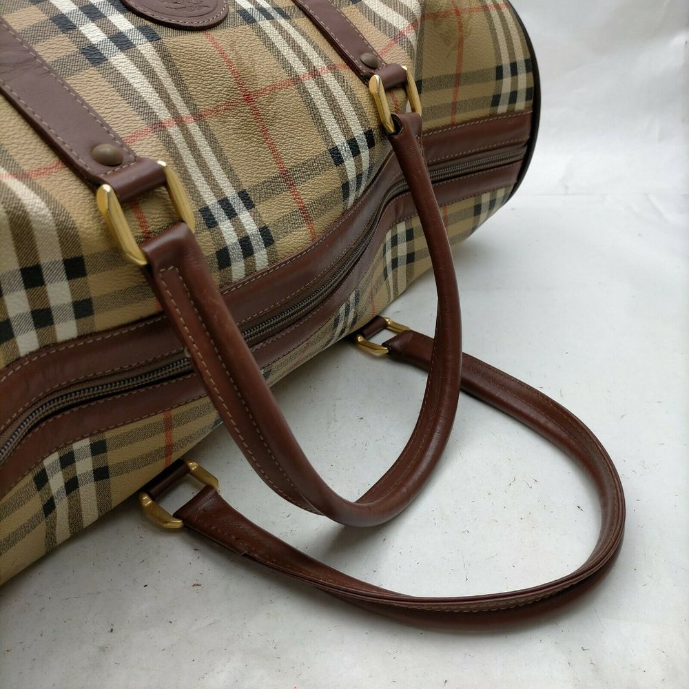 Burberrys Boston Bag Browns PVC - Picture 6 of 9